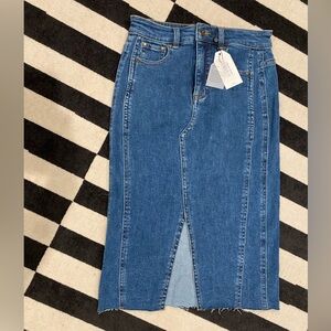 Universal Standard Blue Denim Skirt